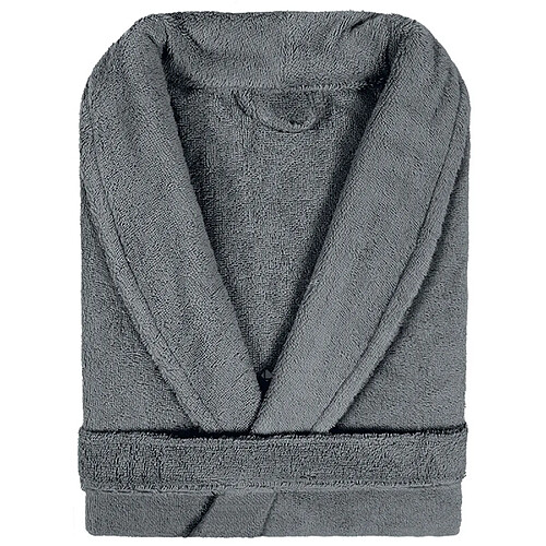 LinneA peignoir de bain col châle - Gris