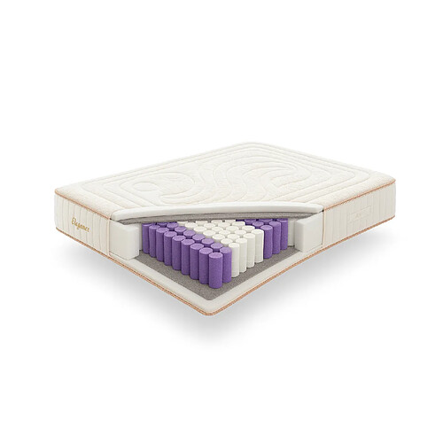 Simpur Matelas 160x200 à ressorts ensachés, 30 cm, mousse multizone, multicouche différenciée, excellente indépendance de couchage