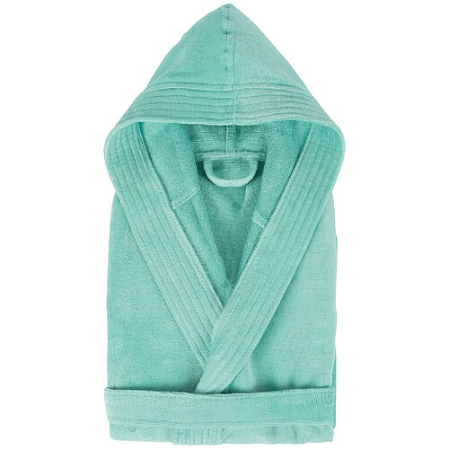 Linnea peignoir de bain à capuche adulte - Vert