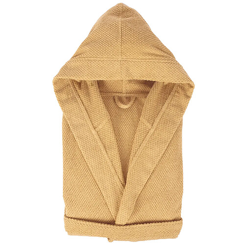Linnea peignoir de bain à capuche adulte Dune - Jaune