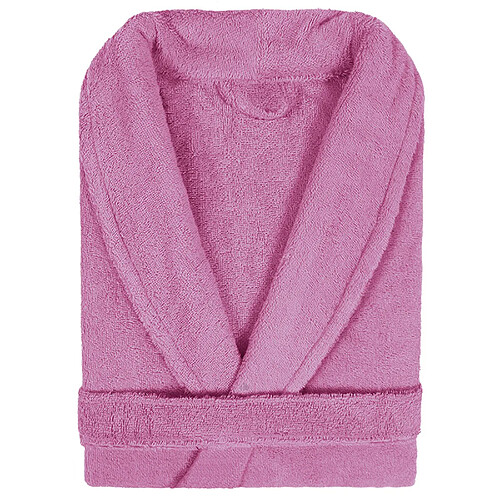 Linnea Peignoir de bain adulte col châle - Rose