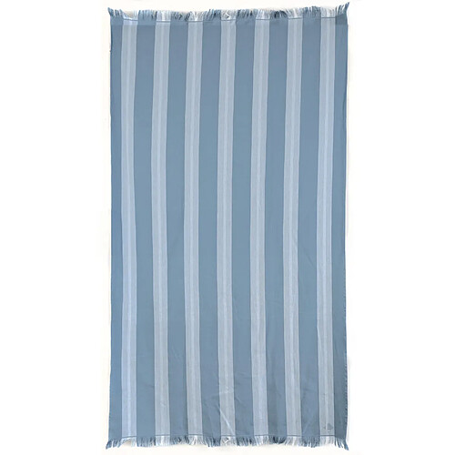 Linnea drap de plage éponge SUPRAMONTE - Bleu