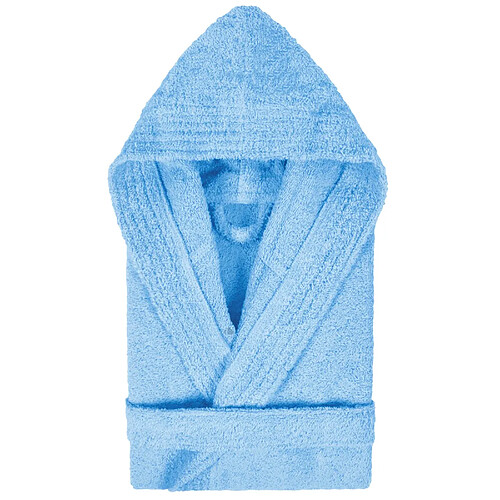 LinneA peignoir de bain enfant à capuche - Bleu