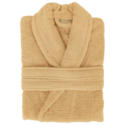 Linnea peignoir de bain Naia col châle - Jaune