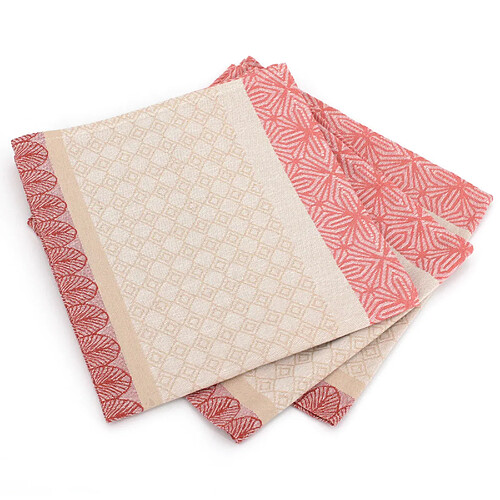 Linnea lot de serviettes de table jacquard