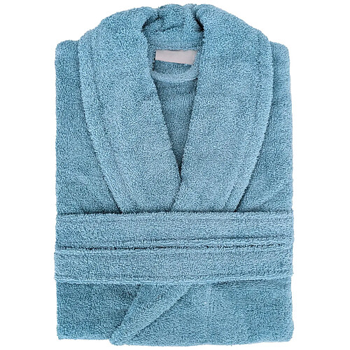Linnea peignoir de bain NAIA col châle - Bleu