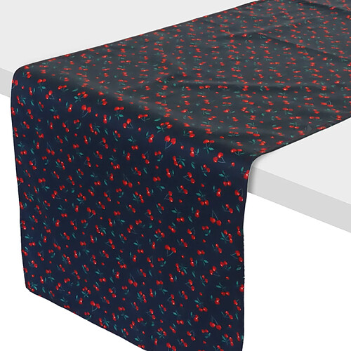 Linnea chemin de table enduit Cerises