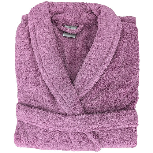 Linnea peignoir de bain col châle - Rose