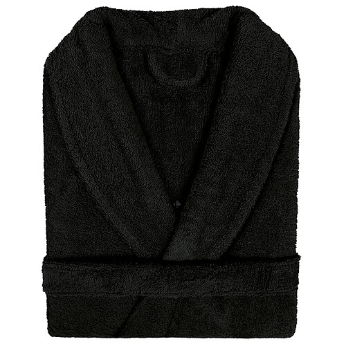 LinneA peignoir de bain col châle adulte - Noir