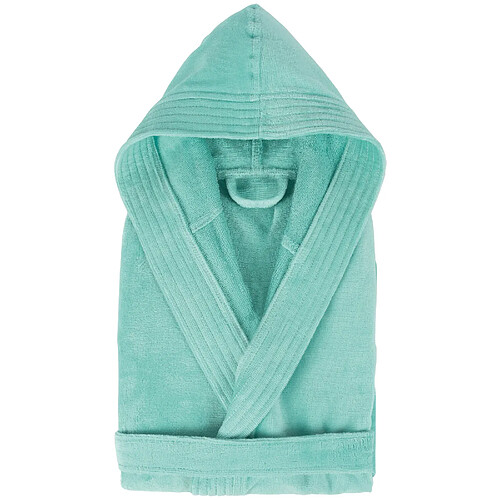 Linnea Peignoir de bain à capuche adulte - Vert