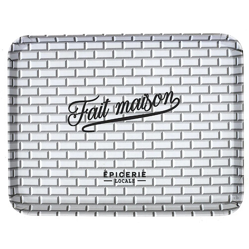 Linnea plateau de service rectangulaire - lot de 2