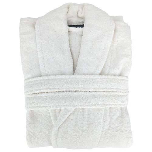 Linnea peignoir de bain col châle éponge