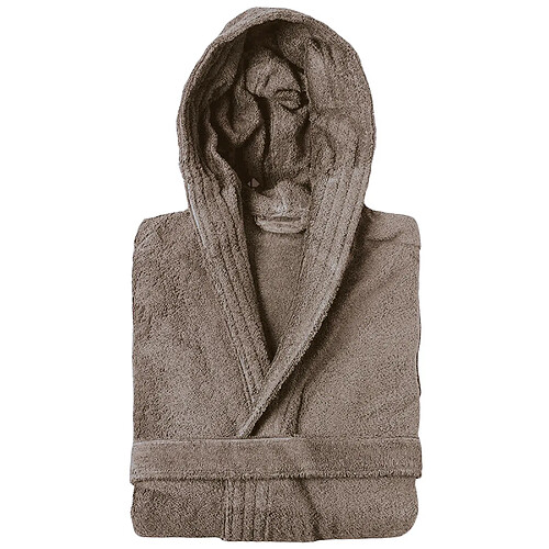 Linnea peignoir de bain à capuche adulte PURE - XXL marron