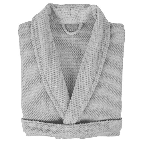 Linnea peignoir de bain col châle adulte - Gris