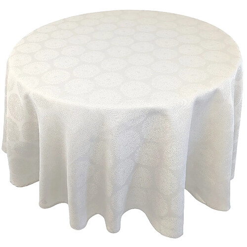 Linnea nappe ronde jacquard Hélios