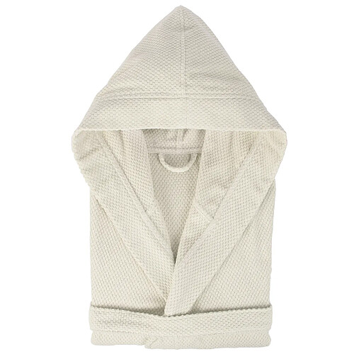Linnea peignoir de bain à capuche adulte - Beige