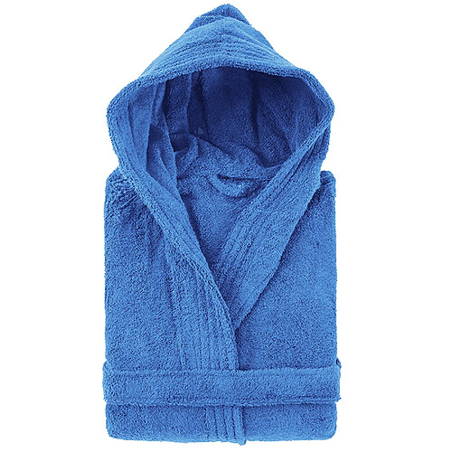 Linnea peignoir de bain à capuche adulte - Bleu