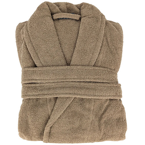 Linnea Peignoir de bain Naia coton éponge - Marron