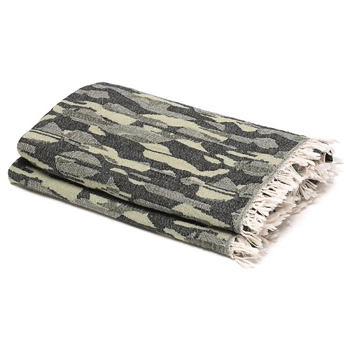 Linnea Fouta drap de plage Kalymnos - Vert