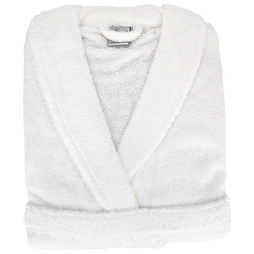 Linnea peignoir de bain col châle - Blanc