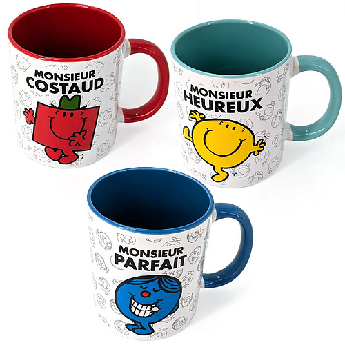 Linnea lot de 3 mugs Monsieur Madame