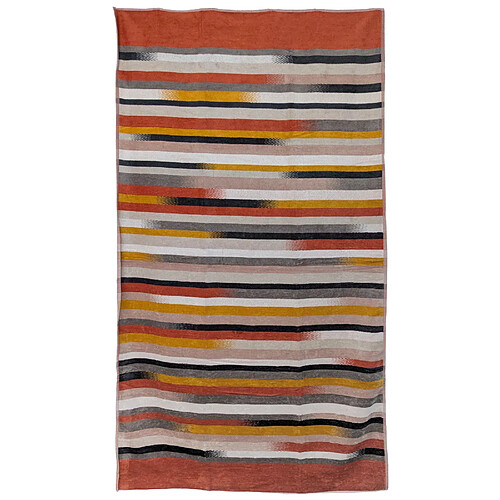 Linnea drap de plage coton velours RIVAGE - Rouge