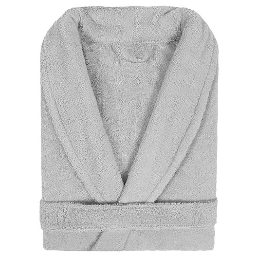 Linnea peignoir de bain col châle - Gris