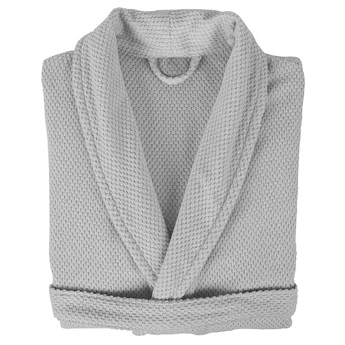 Linnea peignoir de bain col châle adulte - Gris