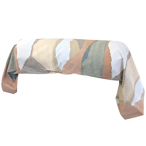Linnea taie de traversin percale Land Craie