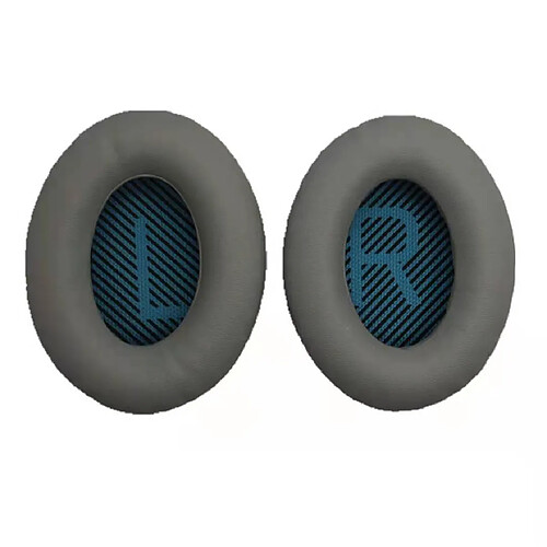 Coussinets de remplacement pour casques Bose QC35/QC15/QC25, couleur gris foncé