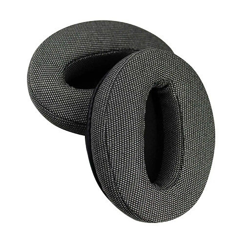 Coussinets de remplacement en toile pour casque Sennheiser HD4.50 BTNC, couleur grise.