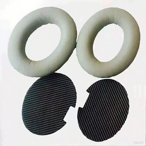 Coussinets de remplacement pour casques Bose QC35/QC15/QC25,couleur grise