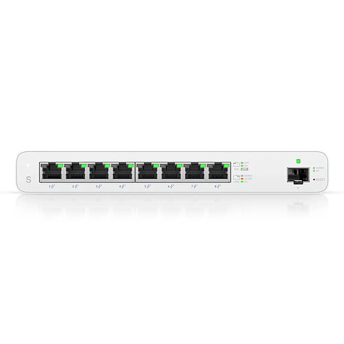 Switch Ubiquiti 8 ports Gigabit Ethernet PoE Blanc (UISP-S-EU)