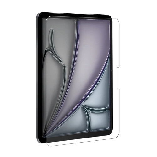 Eiger Verre Trempé 2.5D pour iPad Air 11" 2024 2025 Premium Asahi Ultra Solide Transparent