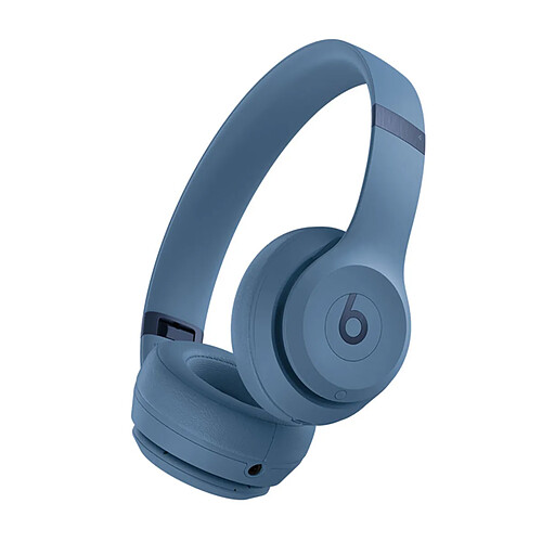 Beats by Dr. Dre Beats Casque Audio Bluetooth 5.3 Supra-auriculaire Solo4 avec Bouton Multifonction Bleu