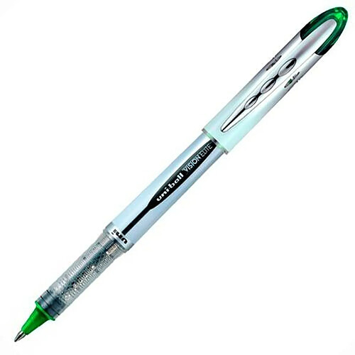 Uni Ball stylo à encre liquide Uni-Ball Vision Elite UB-200 Vert 0,6 mm (12 Pièces)