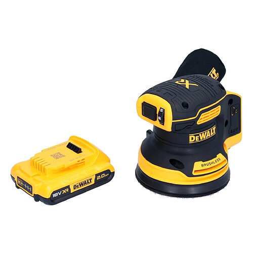 DeWalt DCW 210 N Ponceuse excentrique sans fil 18 V 125 mm Brushless + 1x batterie 2,0 Ah - sans chargeur