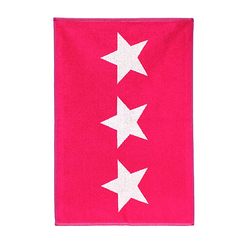 Linnea Tapis de bain 50x70 cm coton 700 g/m2 STARS Rose