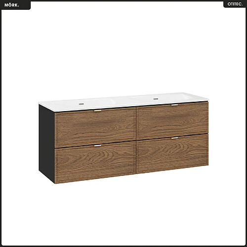 Otitec Ensemble meuble sous-vasque - Chêne