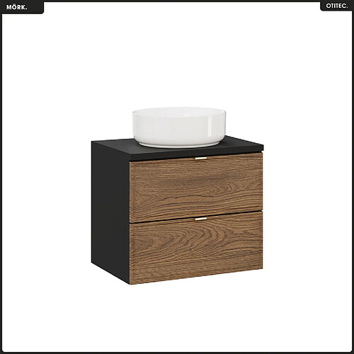 Otitec Ensemble meuble sous-vasque - Chêne