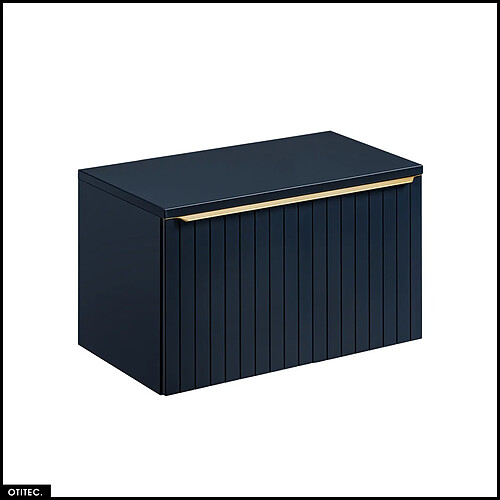 Otitec Meuble sous-vasque salle de bain - Bleu foncé