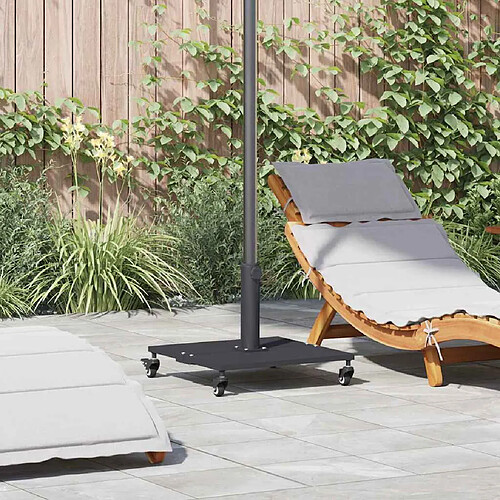 vidaXL Pied de parasol Gris foncé 45 x 45 x 31,5 cm