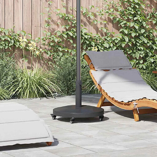 vidaXL Pied de parasol Gris foncé 48 x 48 x 32 cm