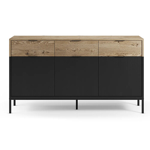 Pegane Buffet de rangement vaisselle - Noir