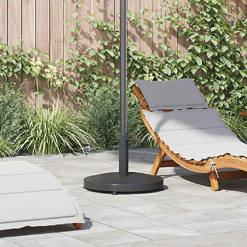 vidaXL Pied de parasol Gris foncé 48 x 48 x 32 cm