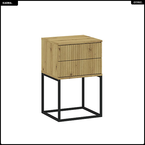 OTITEC Table de chevet - H.65 x L.40 x P.38 - KADRA