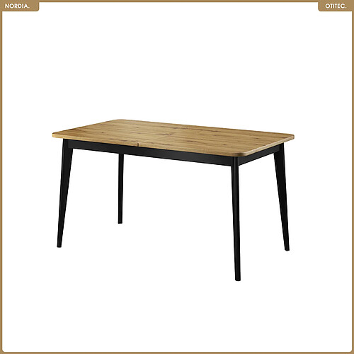 Otitec Table à manger extensible - Bois artisan
