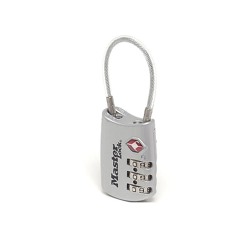 Master Lock 4688EURD Cadenas à Combinaison TSA, Couleur Aléatoire, 8,2 x 3 x 1,4 cm