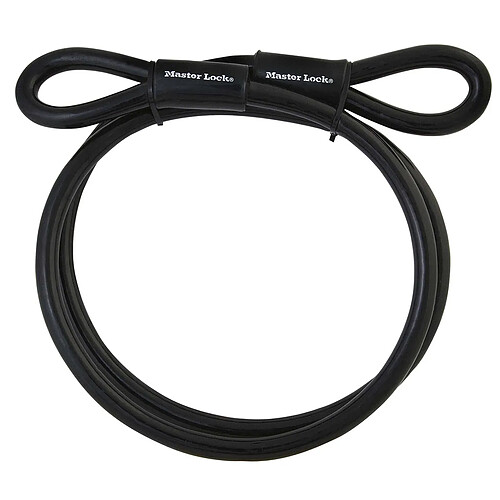Master Lock 49EURD Câble Antivol avec deux Boucles, 3 m