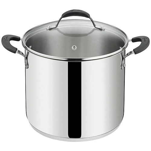 Marmite inox 20 cm + couvercle - 12896020520 - Tempra Inox - LAGOSTINA